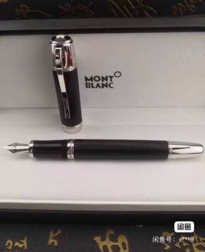 MONTBLANC Metal Pen Holder with Heavy Tactile Sensation+Classic Oceanic Literary Figure Jules Verne Fountain Pen Signature Pen